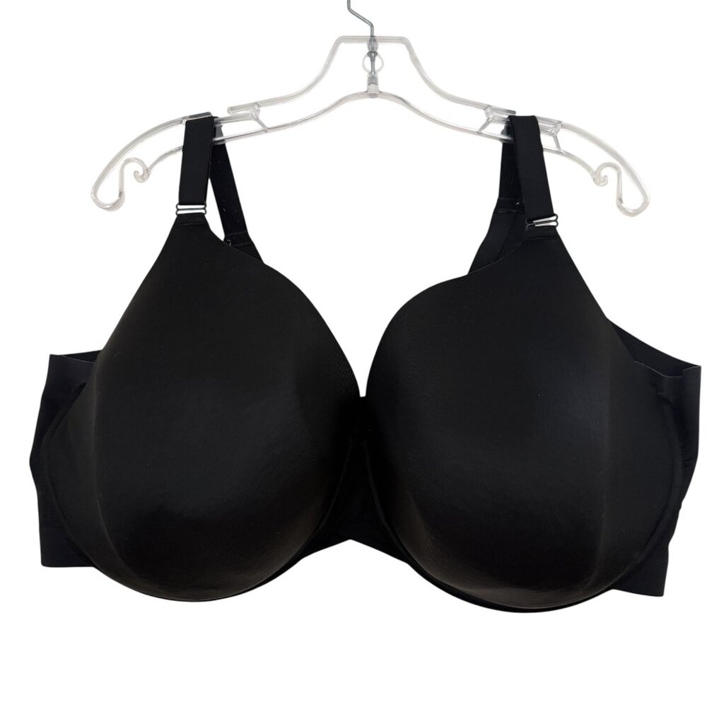 Cacique Lightly Lined Full Coverage Bra 46H Underwire Back Smoothing